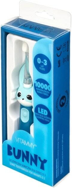 Зубна електрощітка Vitammy Bunny Blue (від 0 - 3 років)
