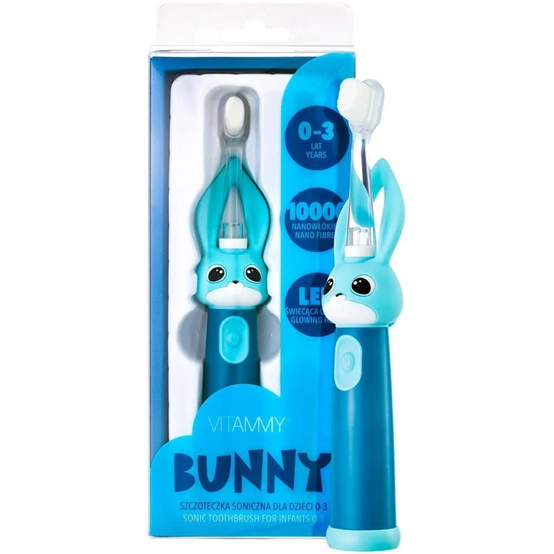 Зубная электрощетка Vitammy Bunny Blue (от 0 - 3 лет)