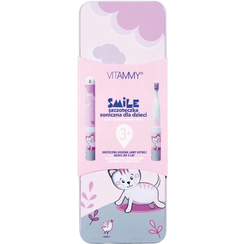 Зубна електрощітка Vitammy Smile Kitten (від 3 років)