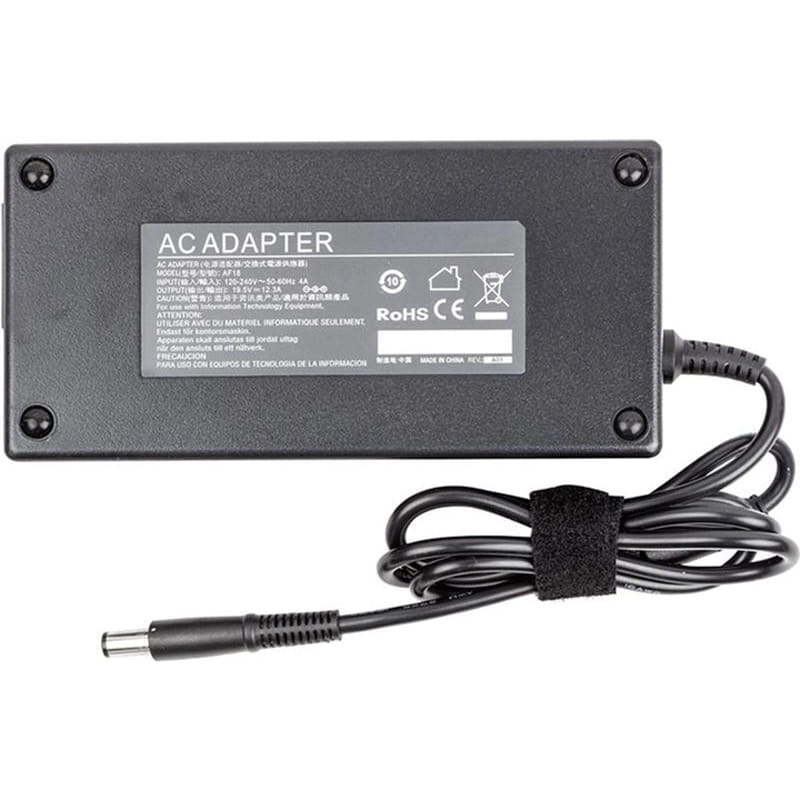 Блок живлення PowerPlant для ноутбука Dell 220V, 19.5V 240W 12.3A, 7.4х5.0 (DE240J7450)
