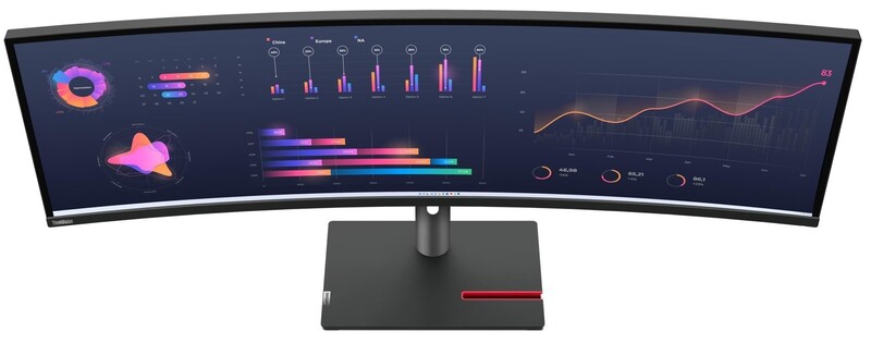Монитор Lenovo 49" P49w-30 (63DBZAT1EU) IPS Black