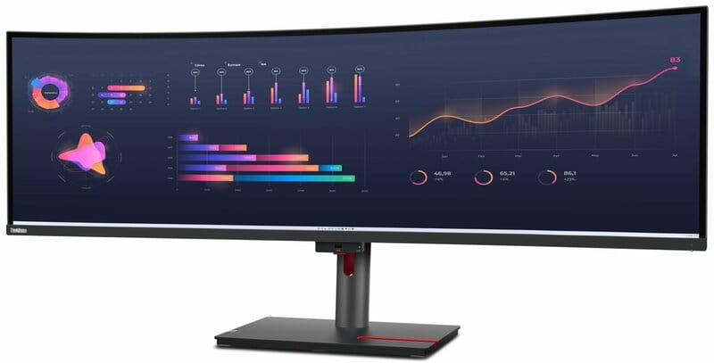 Монiтор Lenovo 49" P49w-30 (63DBZAT1EU) IPS Black