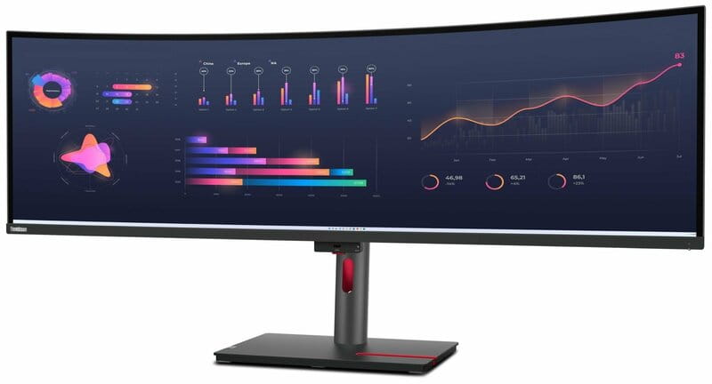 Монiтор Lenovo 49" P49w-30 (63DBZAT1EU) IPS Black