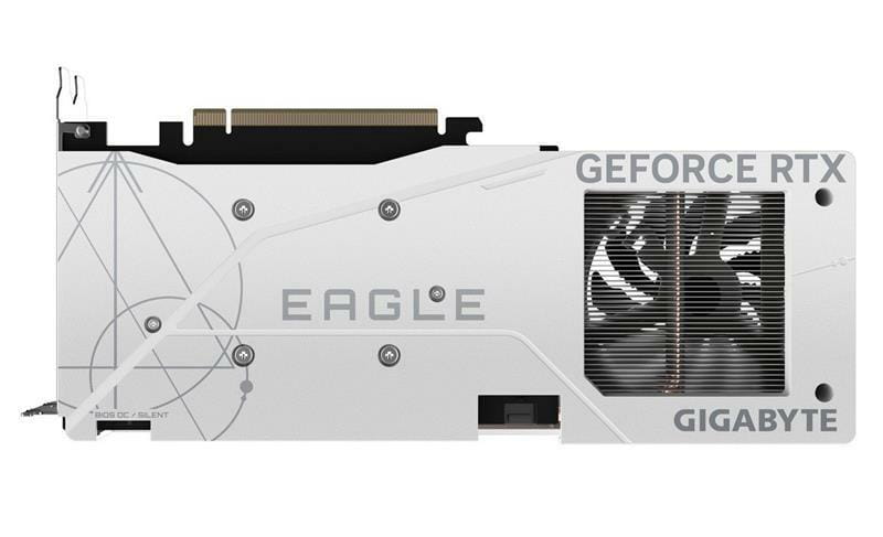 Відеокарта GF RTX 4060 8GB GDDR6 Eagle Ice OC Gigabyte (GV-N4060EAGLEOC ICE-8GD)