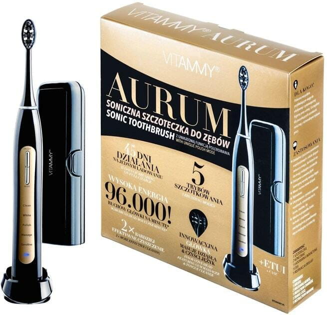 Зубна електрощітка Vitammy Aurum Black