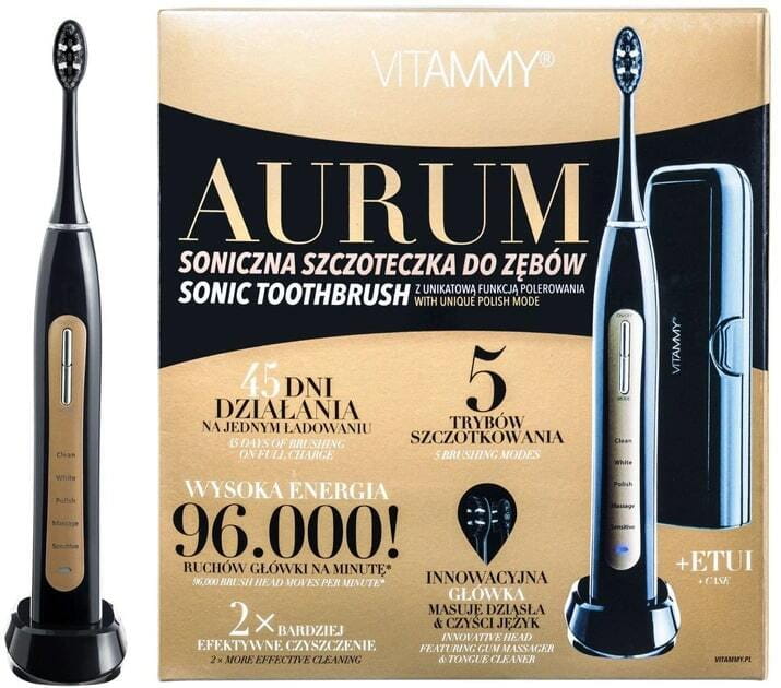 Зубная электрощетка Vitammy Aurum Black