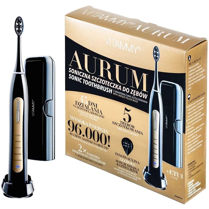 Зубная электрощетка Vitammy Aurum Black