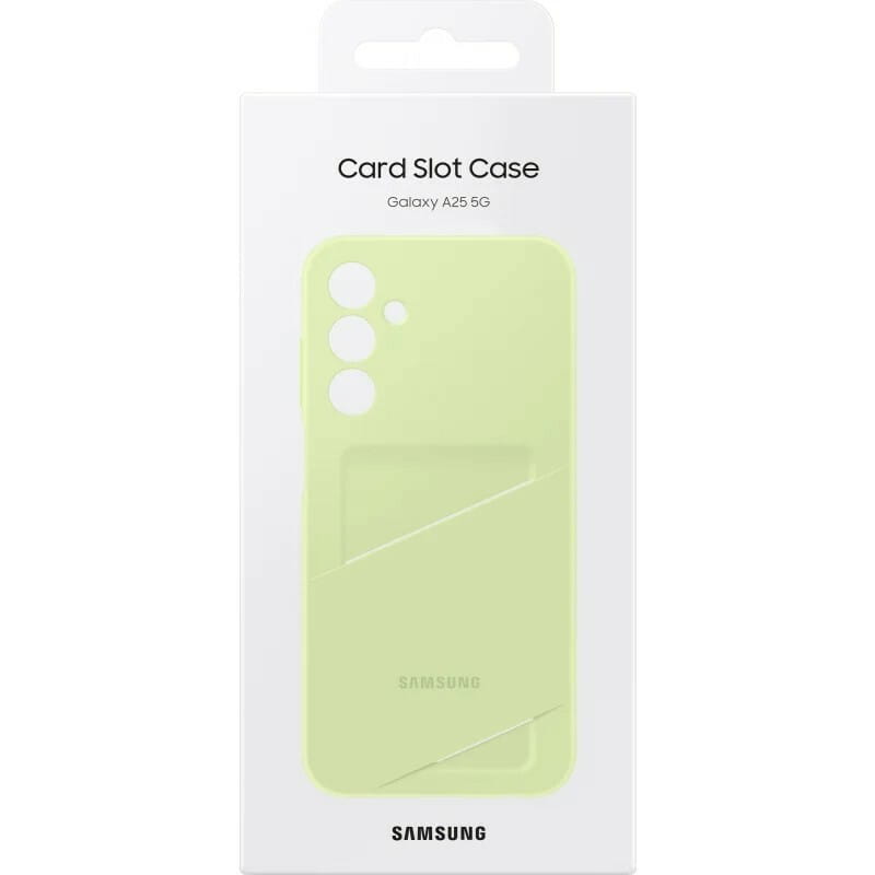 Чехол-накладка Samsung Card Slot Case для Samsung Galaxy A25 SM-A256 Lime (EF-OA256TMEGWW)