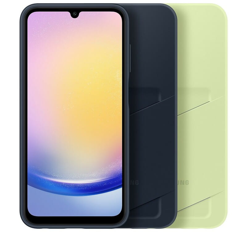 Чехол-накладка Samsung Card Slot Case для Samsung Galaxy A25 SM-A256 Blue-Black (EF-OA256TBEGWW)