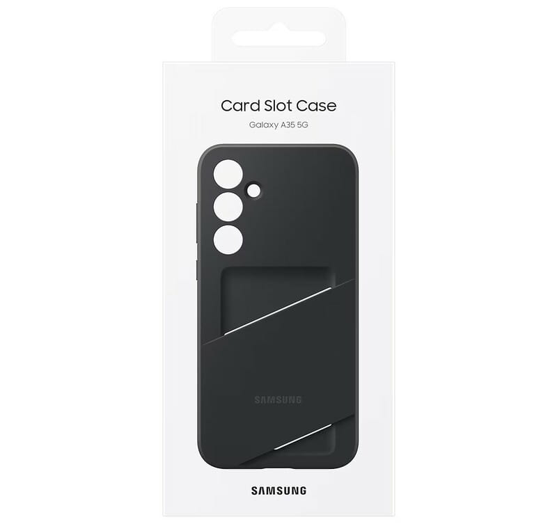 Чохол-накладка Samsung Card Slot Case для Samsung Galaxy A35 SM-A356 Black (EF-OA356TBEGWW)