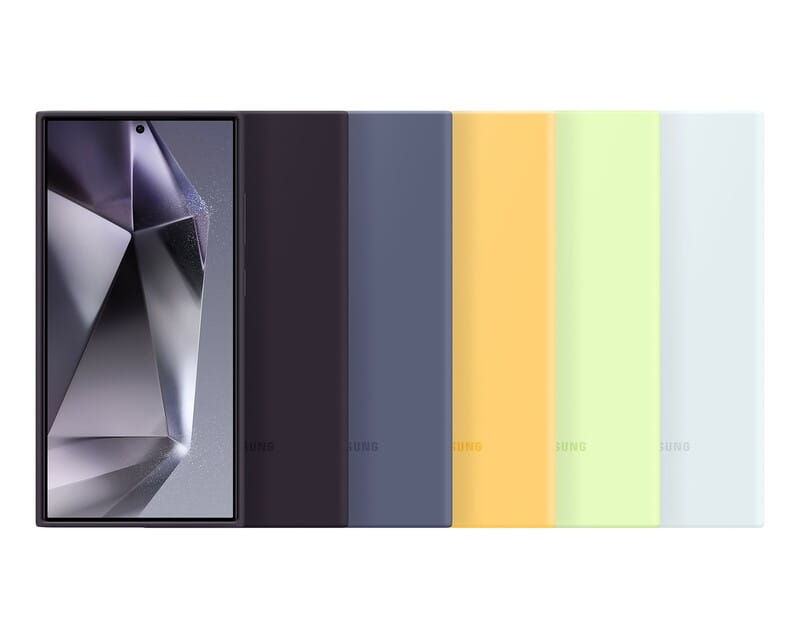 Чехол-накладка Samsung Silicone Case для Samsung Galaxy S24 Ultra SM-S928 Yellow (EF-PS928TYEGWW)