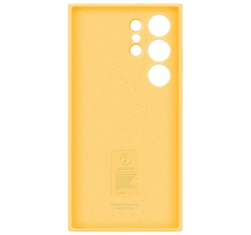Чехол-накладка Samsung Silicone Case для Samsung Galaxy S24 Ultra SM-S928 Yellow (EF-PS928TYEGWW)