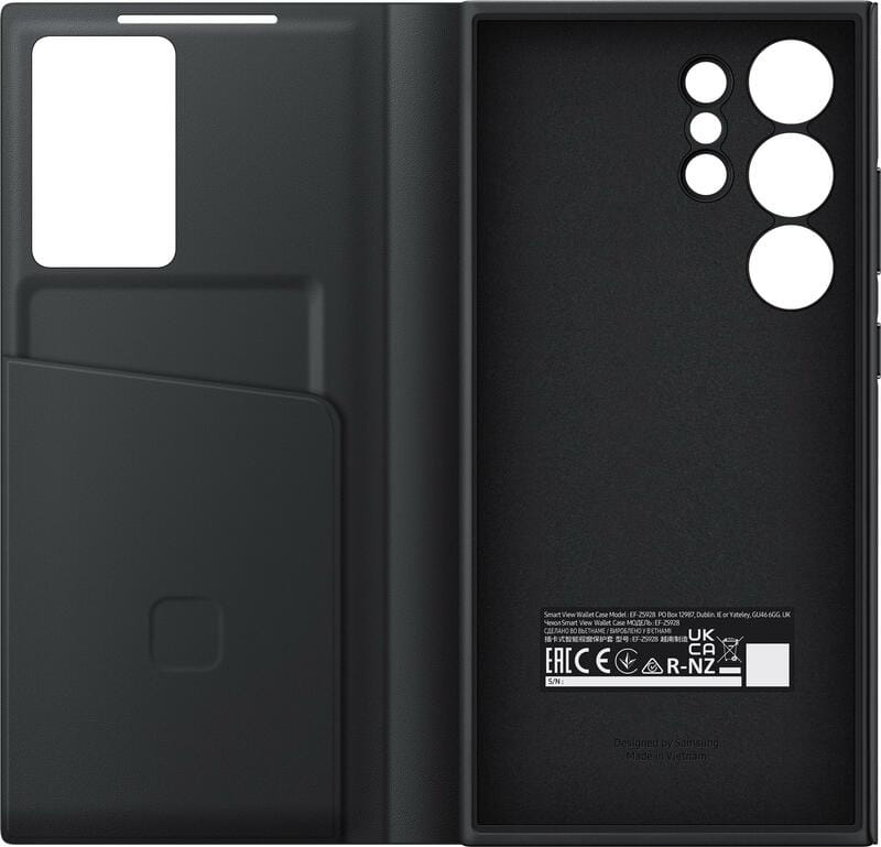 Чeхол-книжка Samsung Smart View Wallet Case для Samsung Galaxy S24 Ultra SM-S928 Black (EF-ZS928CBEGWW)