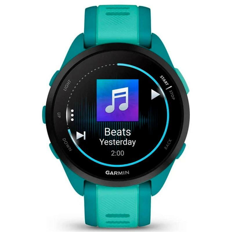 Смарт-часы Garmin Forerunner 165 Music Turquoise/Aqua (010-02863-B2)