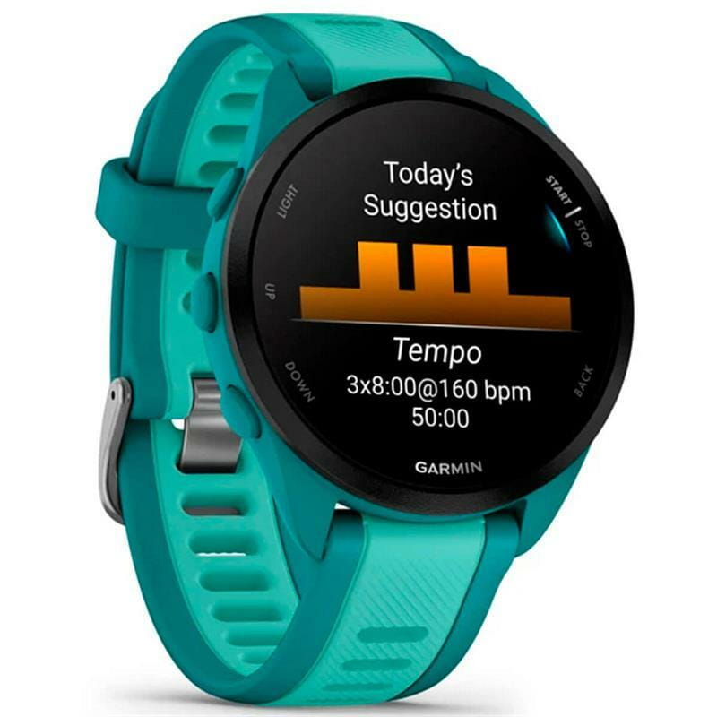 Смарт-часы Garmin Forerunner 165 Music Turquoise/Aqua (010-02863-B2)