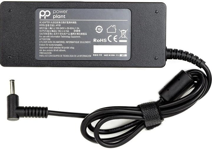 Блок питания PowerPlant для ноутбука Asus 220V, 19V 90W 4.74A, 4.5x3.0 (AS90F4530)