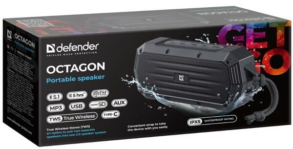 Акустическая система Defender Octagon Black (65039)