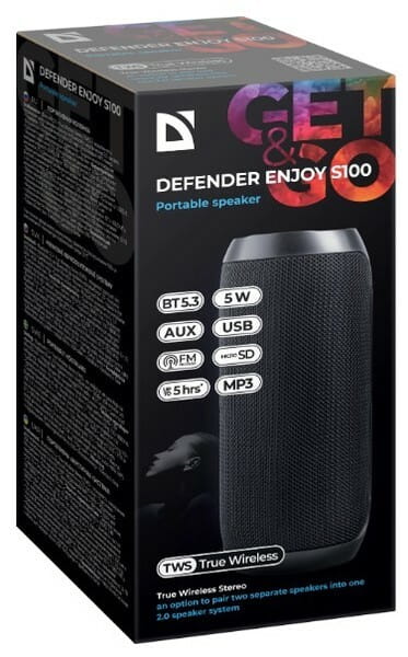 Акустична система Defender Enjoy S100 Black (65101)