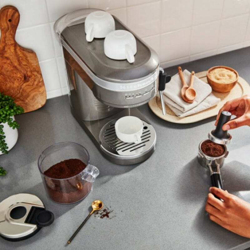Кофеварка рожковая KitchenAid Artisan 5KES6503EMS Silver Medallion