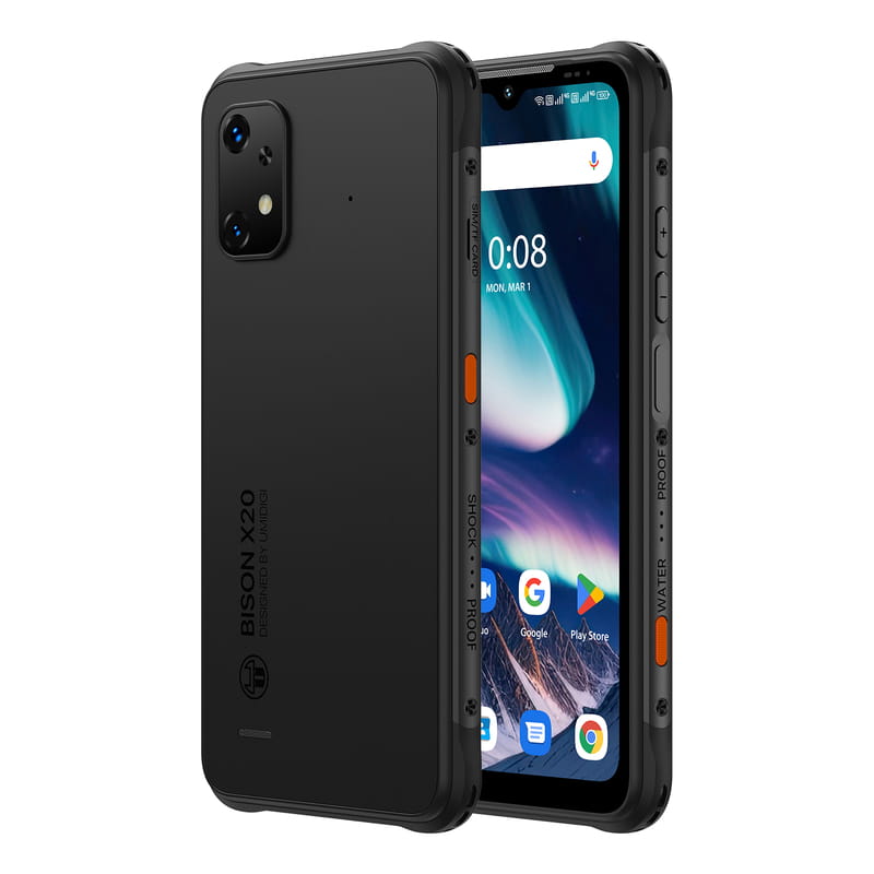 Смартфон Umidigi Bison X20 NFC 6/128GB Dual Sim Black