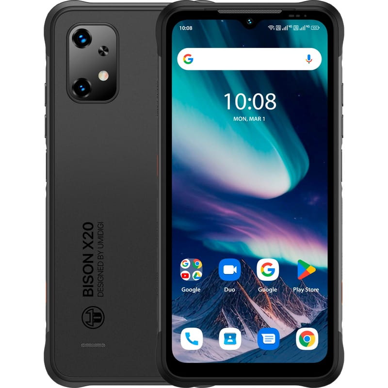 Смартфон Umidigi Bison X20 NFC 6/128GB Dual Sim Black