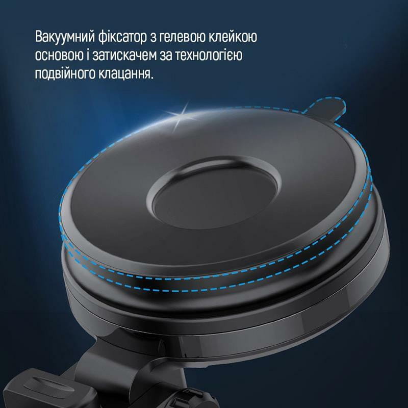 Беспроводное зарядное устройство ColorWay AutoSense Car Wireless Charger 15W Black (CW-CHAW039Q-BK)