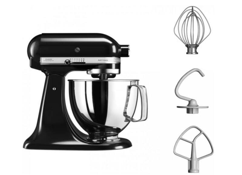 Кухонна машина KitchenAid Artisan 4.8 л Black (5KSM125EOB)