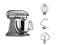 Фото - Кухонная машина KitchenAid Artisan 4.8 л Silver (5KSM125ECU) | click.ua