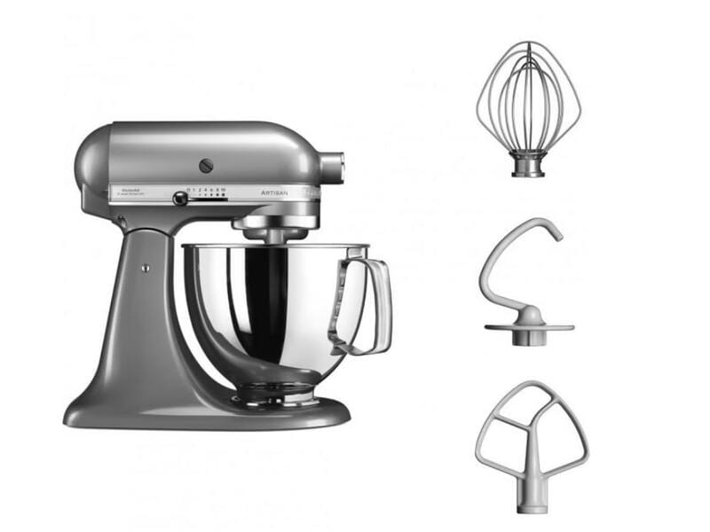 Кухонна машина KitchenAid Artisan 4.8 л Silver (5KSM125ECU)