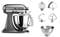 Фото - Кухонная машина KitchenAid Artisan 5KSM175PSEMS Silver Medallion | click.ua
