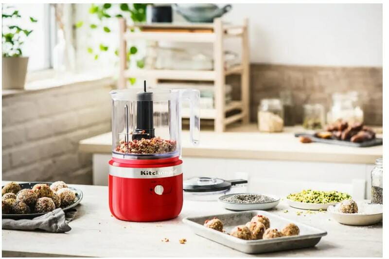 Кухонный миникомбайн KitchenAid 5KFCB519EER красный