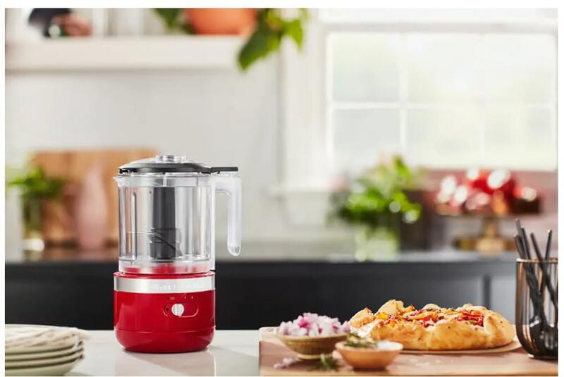 Кухонный миникомбайн KitchenAid 5KFCB519EER красный