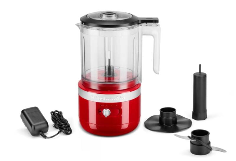 Кухонный миникомбайн KitchenAid 5KFCB519EER красный