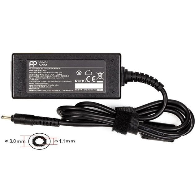 Блок питания PowerPlant для ноутбука Acer 220V, 19V 45W 2.37A, 3.0х1.1 (AC45F3011)