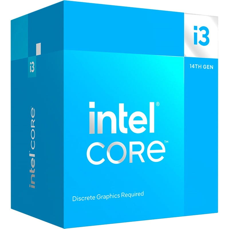 Процессор Intel Core i3 14100F 3.5GHz (12MB, Raptor Lake Refresh, 60W, S1700) Tray (CM8071505092207)