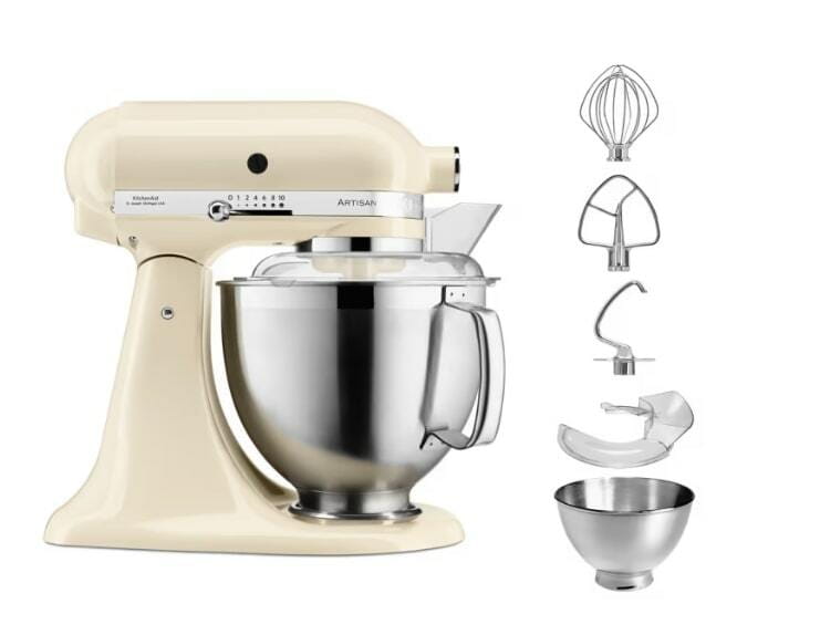 Кухонна машина KitchenAid Artisan 5KSM185PSEAC Creamy