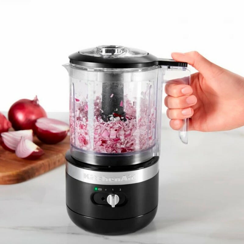 Кухонний мінікомбайн KitchenAid 5KFCB519EBM матовий чорний