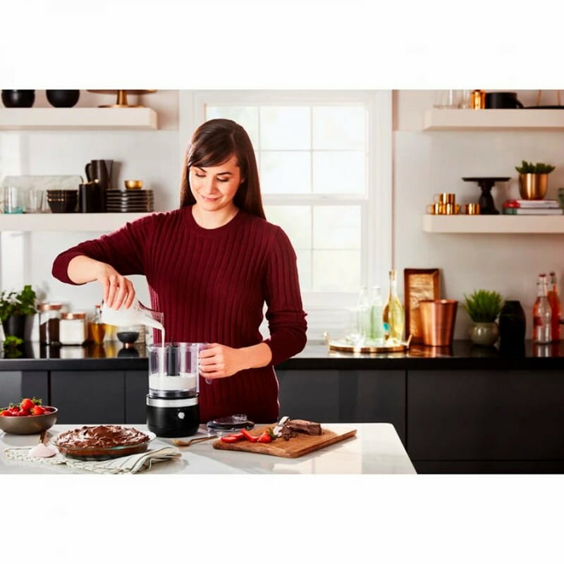 Кухонний мінікомбайн KitchenAid 5KFCB519EBM матовий чорний