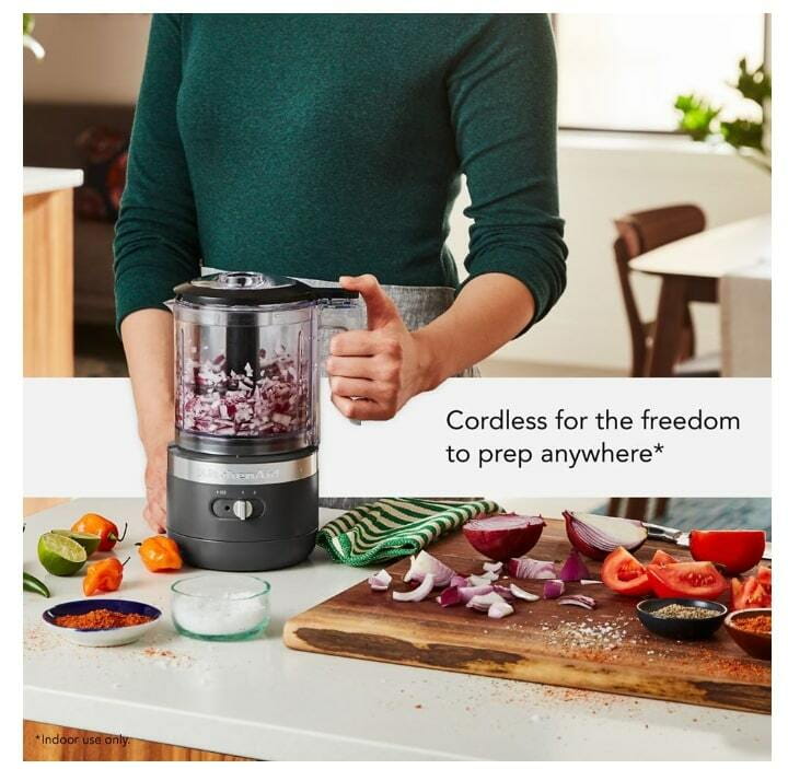 Кухонний мінікомбайн KitchenAid 5KFCB519EDG антрацит
