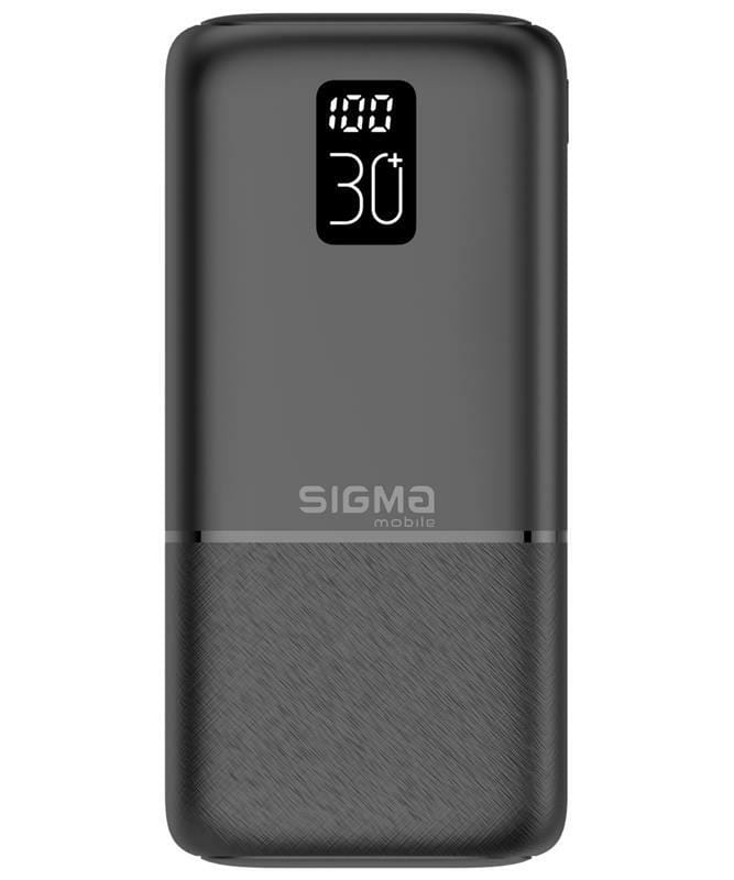 Универсальная мобильная батарея Sigma mobile X-Power SI30A3QL 30000mAh Black (4827798423912)