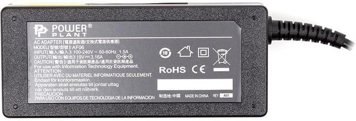 Блок питания PowerPlant для ноутбука Fujitsu 220V, 19V 60W 3.16A, 6.5х4.4 (KD00MS0018)