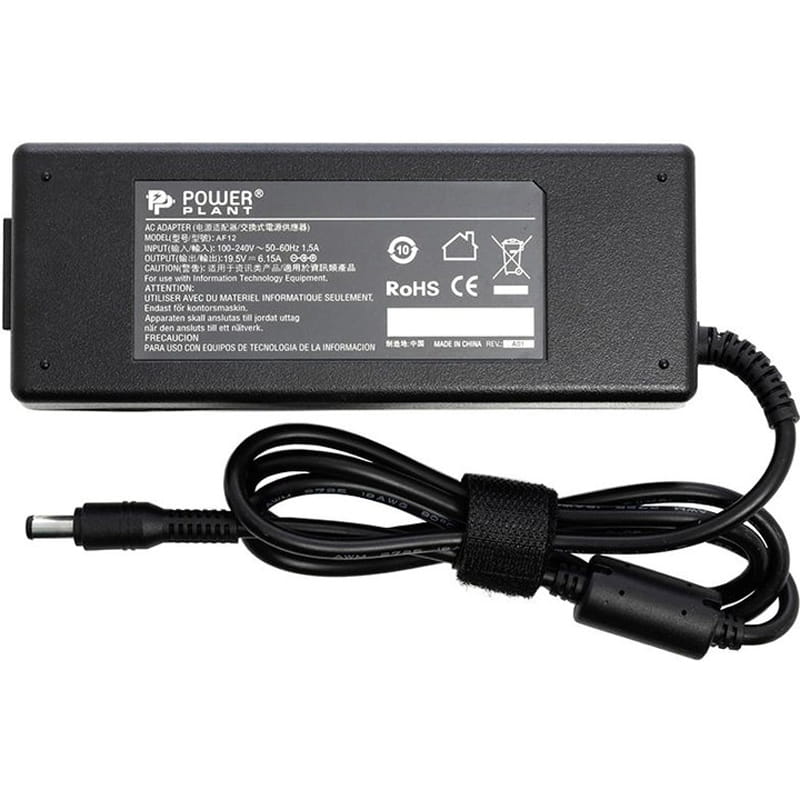 Блок живлення PowerPlant для ноутбука IBM/Lenovo 220V, 19.5V 120W 6.15A, 6.3х3.0 (IB120G6330)