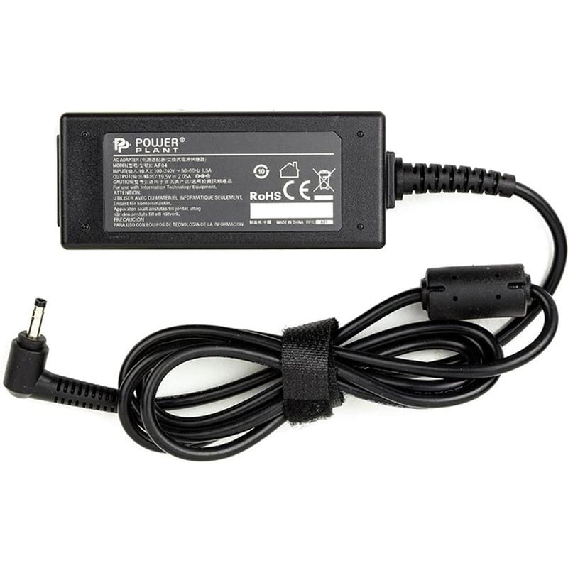 Блок живлення PowerPlant для ноутбука HP 220V, 19.5V 40W 2.05A, 4.0х1.7 (HP40G4017B)