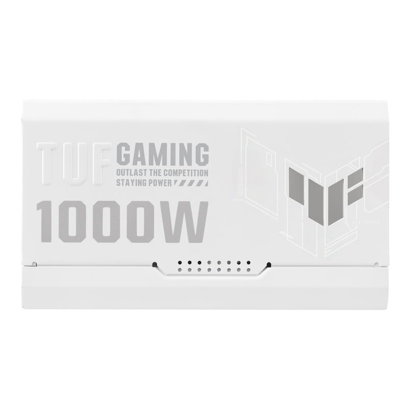 Блок живлення Asus TUF-GAMING-1000G-WHITE PCIE5 1000W Gold (90YE00S5-B0NA00)