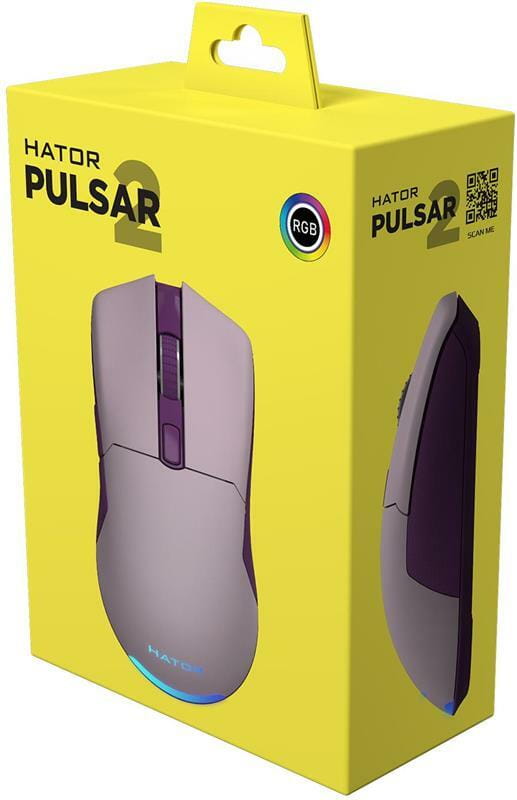 Мышь Hator Pulsar 2 Lilac (HTM-514)