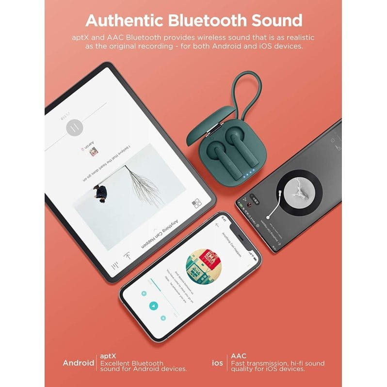 Bluetooth-гарнітура Omthing Airfree Pods TWS EO005 Green