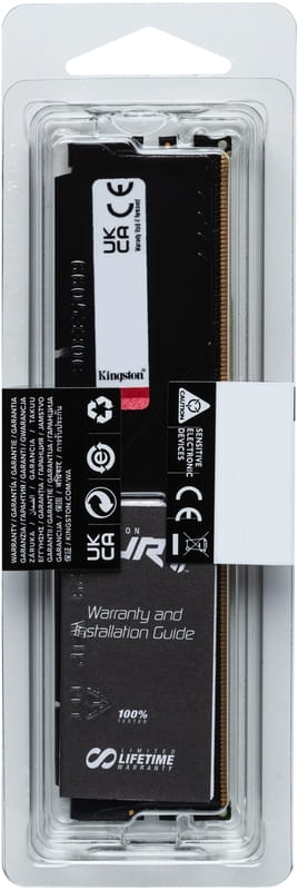 Модуль памяти DDR5 16GB/6800 Kingston Fury Beast Black (KF568C34BB-16)
