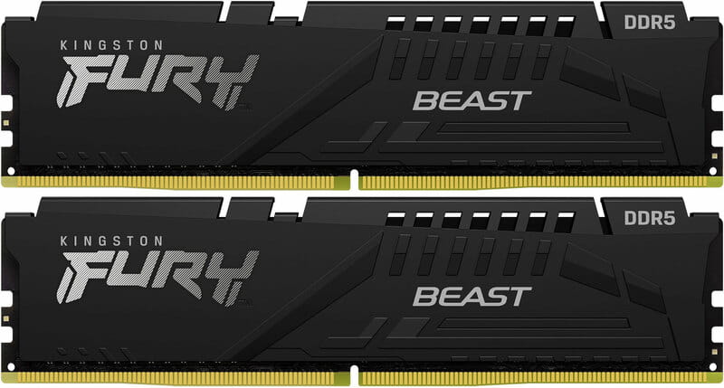 Модуль памяти DDR5 2x8GB/5200 Kingston Fury Beast Black (KF552C36BBEK2-16)