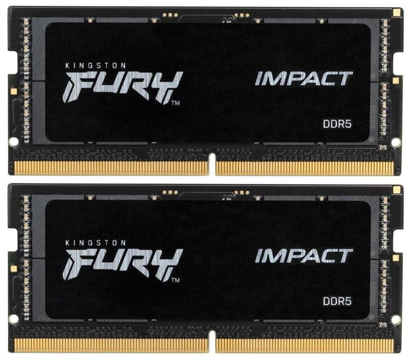 Модуль пам`ятi SO-DIMM 2x16GB/5600 DDR5 Kingston Fury Impact (KF556S40IBK2-32)