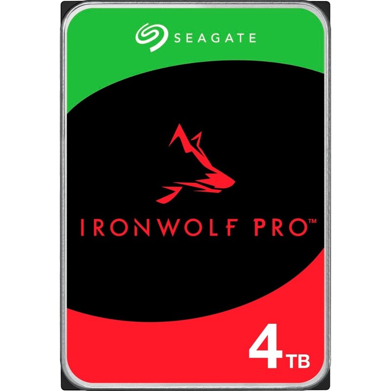 Накопитель HDD SATA 4.0TB Seagate IronWolf Pro 7200rpm 256MB (ST4000NT001)